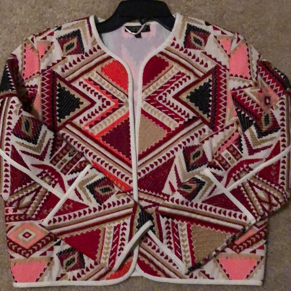 TopShop multi colored blazer